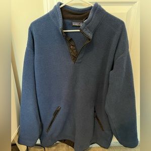 Patagonia blue fleece pullover